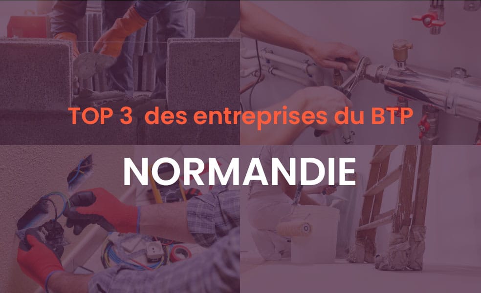 portfolio newsletter top 3 entreprises btp normandie