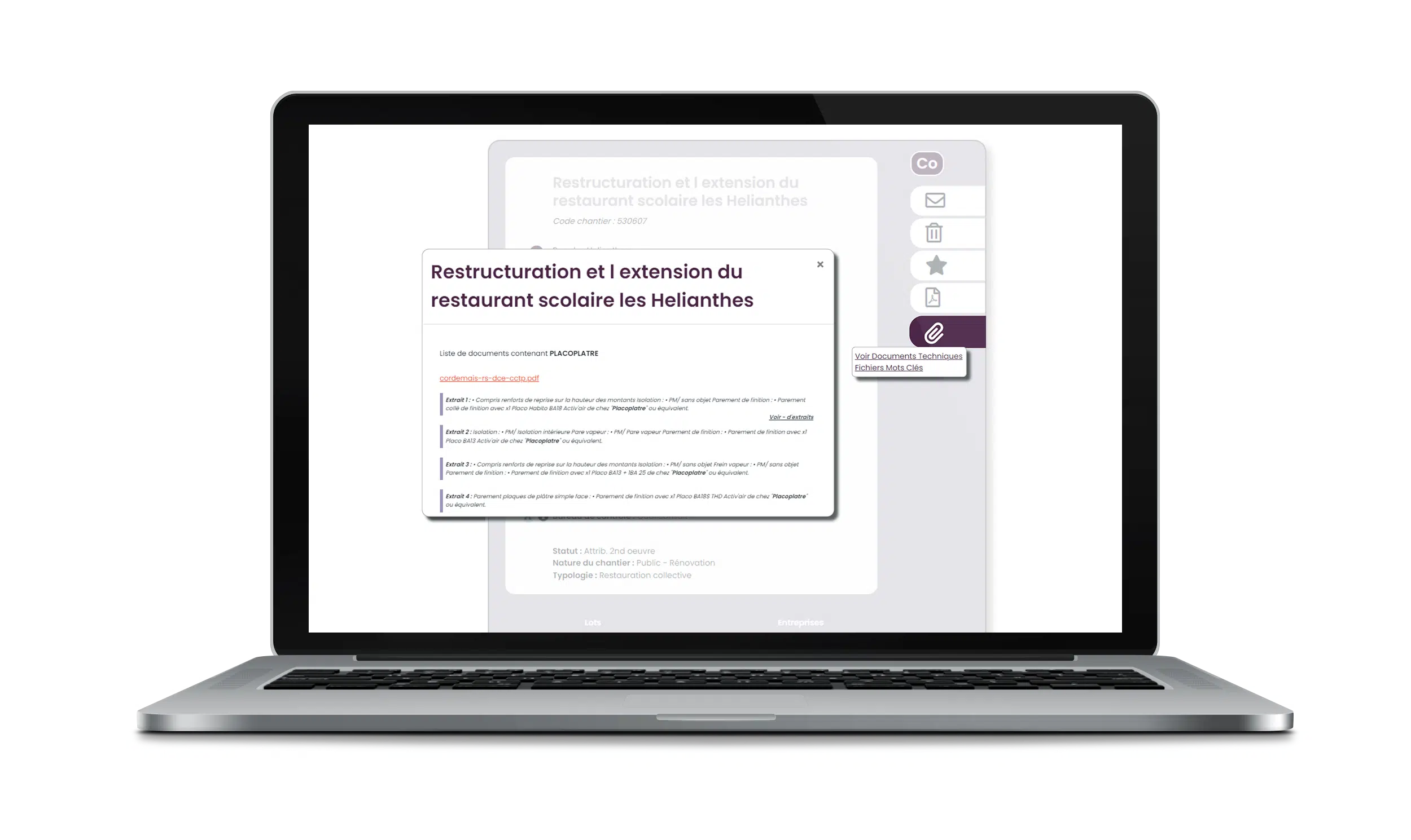 attributions de marches fabricant moteur de recherche dce cctp