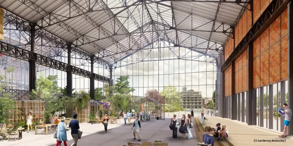 les grandes serres de patin grande halle vue interieure