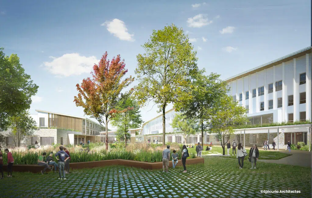 lycee douvaine cour interieure